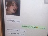 Beredar chat WhatsApp Rektor UNM Karta Jayadi diduga mengajak dosen Q mesum.